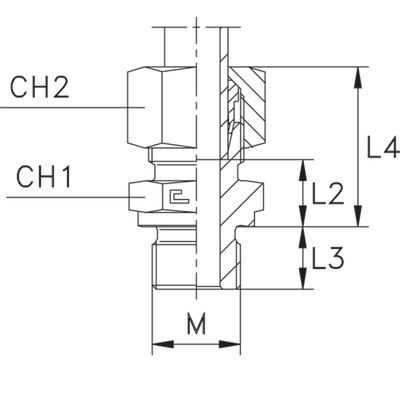 Штуцер FB DL06 10x1 (в сборе)