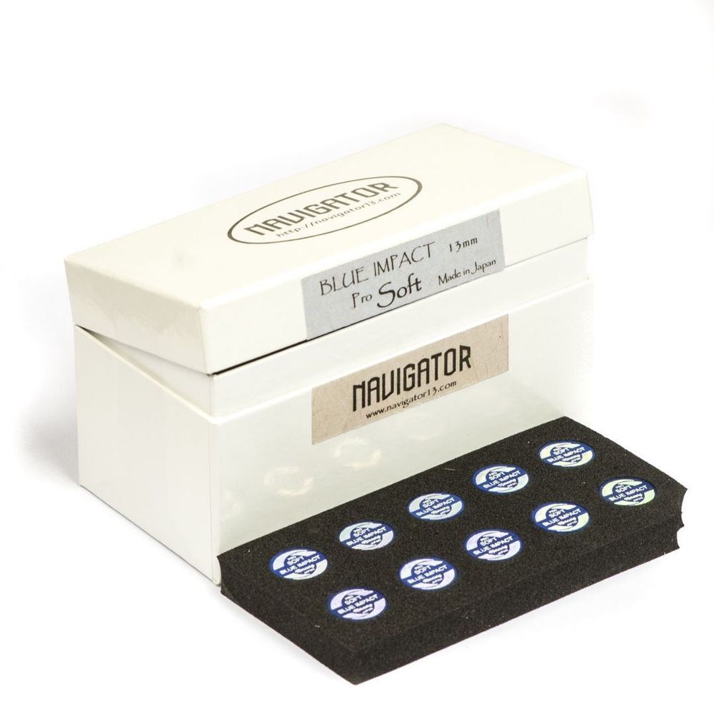 Наклейка для кия &quot;Navigator Blue Impact Pro&quot; (S) 13мм