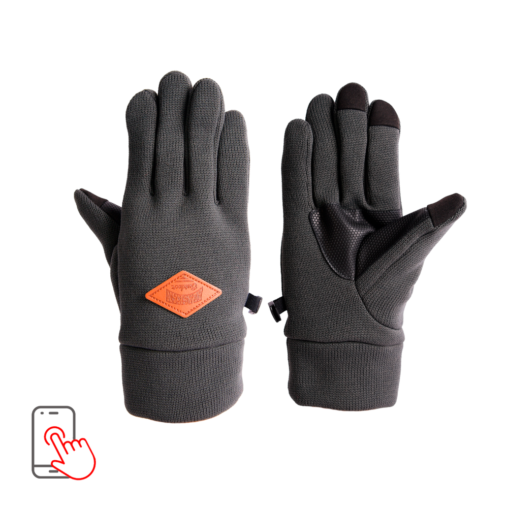 Перчатки Alaskan с флис.подклад. L серые (AG18508-L)