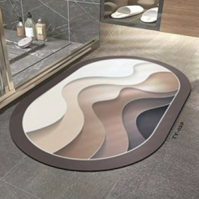 Коврик для ванной комнаты ZALEL 45х75 противоскользящее покрытие TY-010