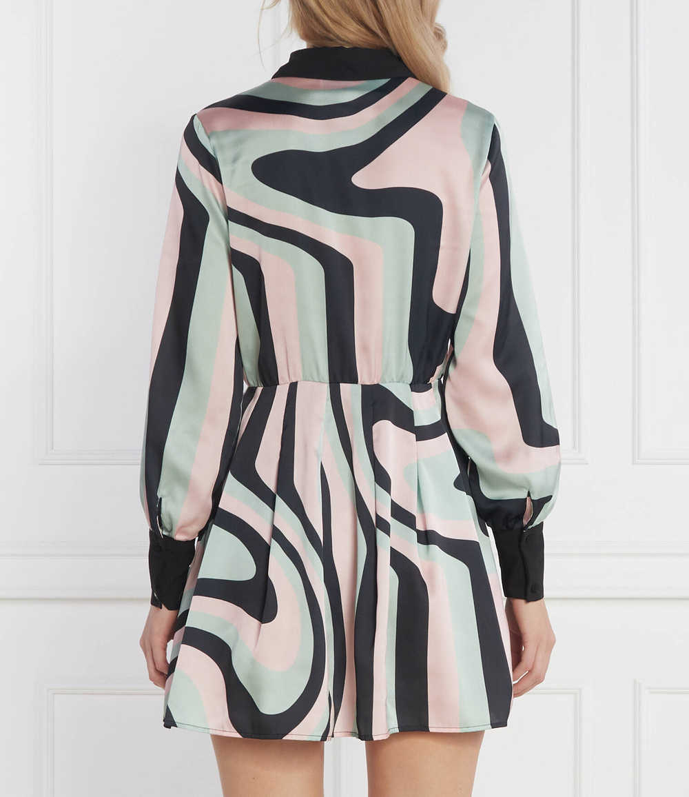 Сатиновое платье Silvian Heach - разноцветная(GPP24333VE)