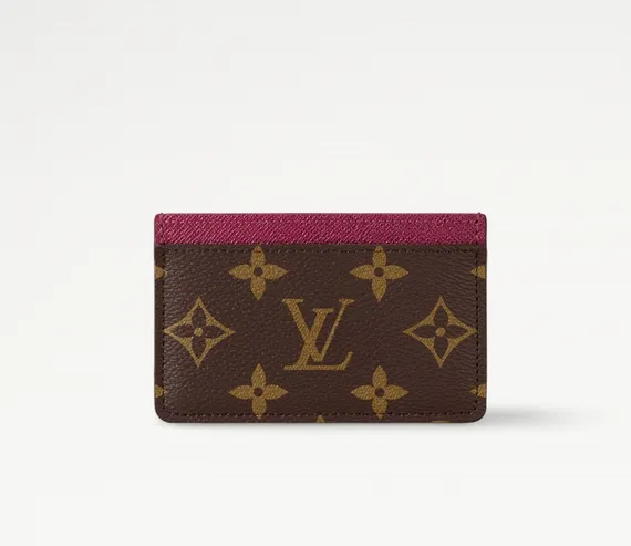 Визитница Louis Vuitton из вощёной канвы Monogram