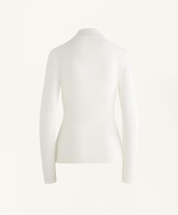 Oysho Термофутболка Base Layer с 10% кашемира, экрю