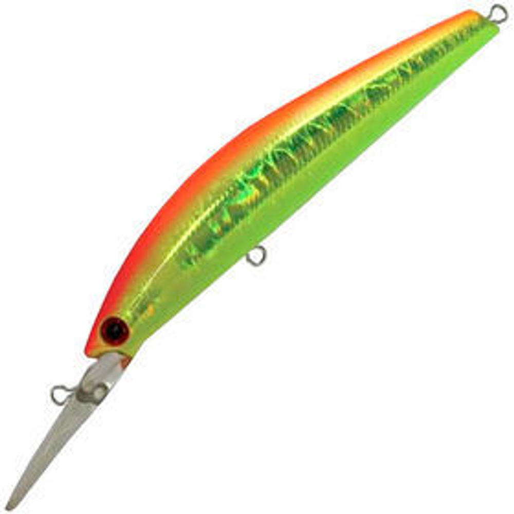 Воблер Bassday Sugar Minnow SG 90F FL-396 Lime Orange Ayu
