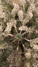 Заснеженная ель с гирляндой «Форесто» теплый свет (Литая+пвх) 120 см / 1,2 м