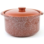 Горшок- сотейник 1,0л (мрамор коричневый)1ГС3мк-2