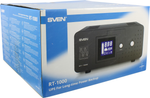 UPS 1000VA SVEN &lt;RT-1000 Black&gt; LCD, 2 евро розетки,  без  АКБ