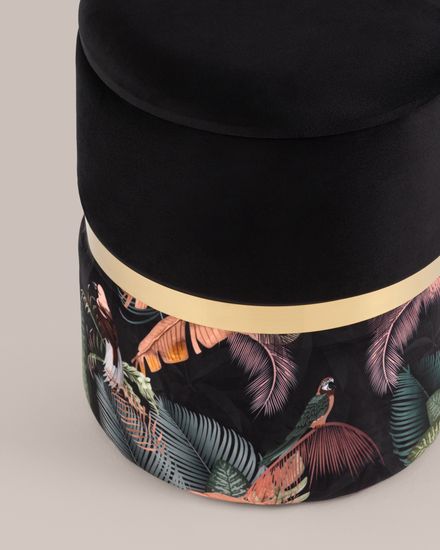 Пуф Кэрри с ящиком велюр Tropic