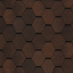 Черепица битумная гибкая Tegola COMFORT GARDA Marrone 439