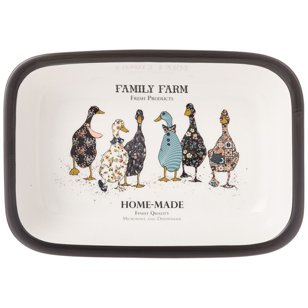 БЛЮДО LEFARD "FAMILY FARM" ПРЯМОУГ. 800 МЛ 24*16*5 СМ (КОР=18ШТ.)