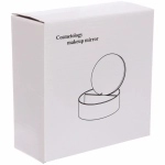 Зеркало настольное с органайзером для косметики «Beauty», цвет красный, 16,5*17см