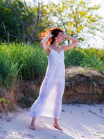 Сарафан из прошвы (белый)