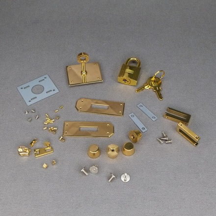 Комплект Birkin 30 золото с замком