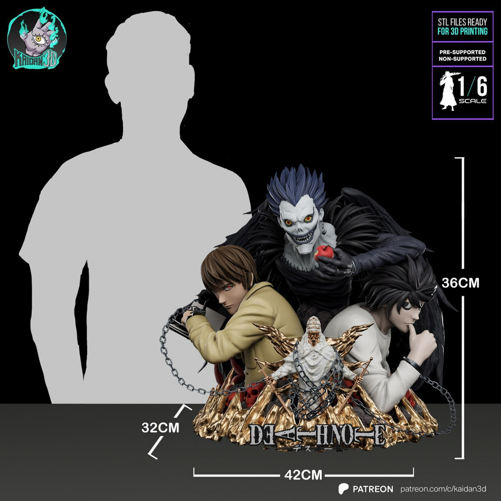Диорама Death Note бюст