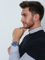 Часы кварцевые Mars, синие