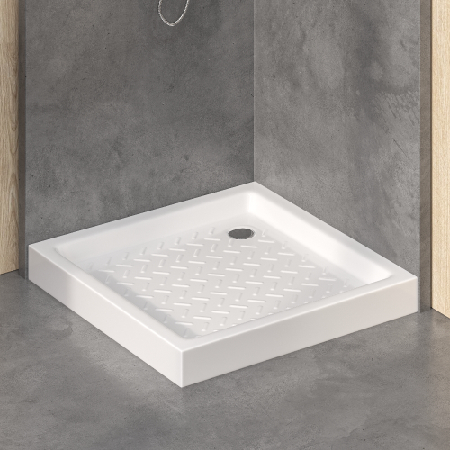 Поддон для душа квадратный керамический RGW CR (800x800)