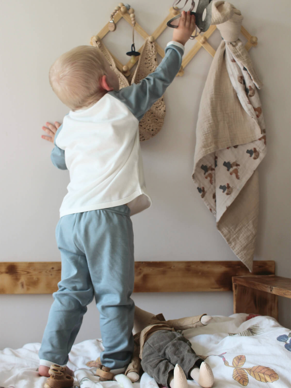 Пижама Mjölk Baby Blue, уценка