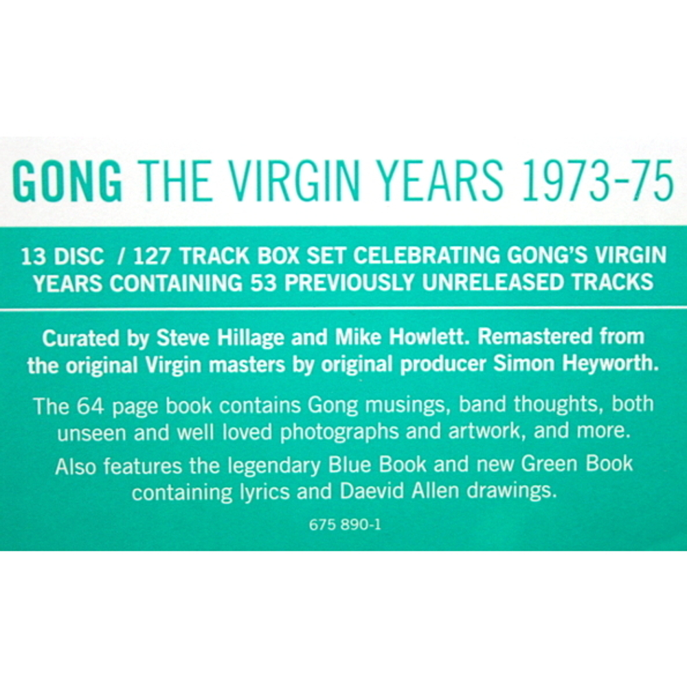 Gong / Love From The Planet Gong (Limited Edition)(12CD+DVD Audio)