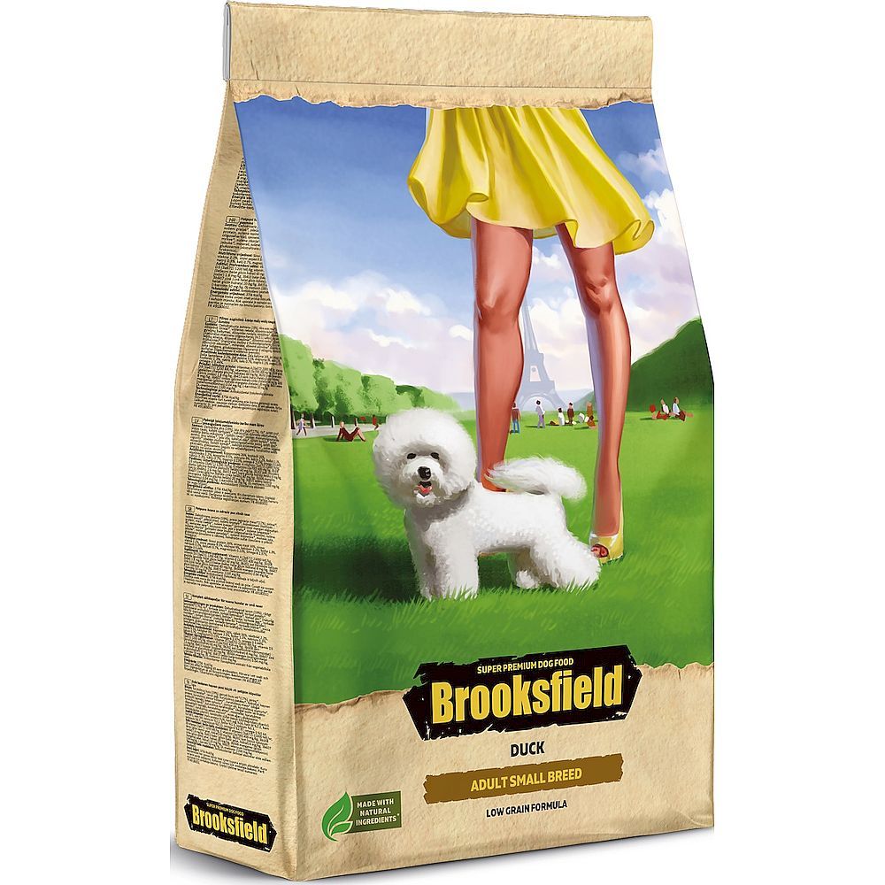 Сухой корм BROOKSFIELD Adult Dog Small Breed для взрослых собак мелких пород с уткой и рисом 700г Сухой корм BROOKSFIELD Adult Dog Small Breed для взрослых собак мелких пород с уткой и рисом 700г