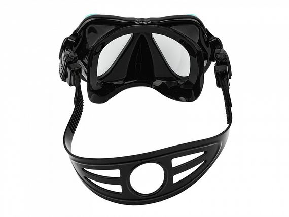 Набор маска+трубка в сумке Sargan Сонора-М прозрачный/бирюзовый