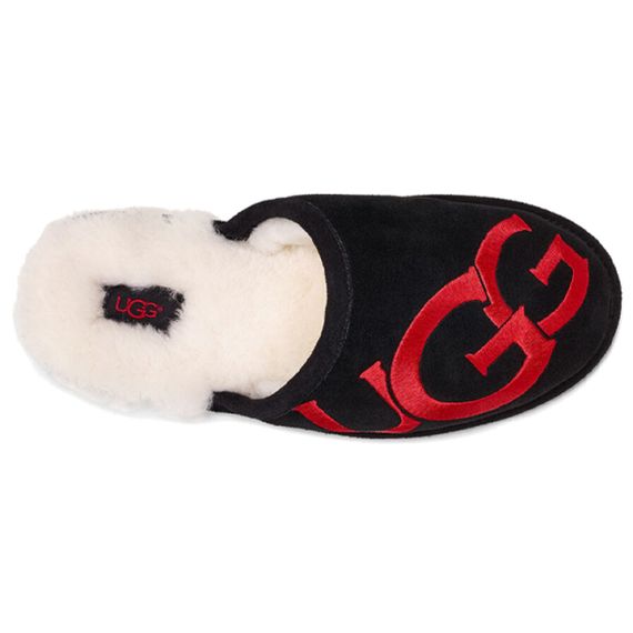 Ugg Scuff 'Black Red'