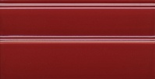 Kerama Marazzi Плинтус Даниэли красный  обрезной 30х15х17 FMA011R