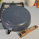 Сковорода 28см Premium blue со съемной ручкой