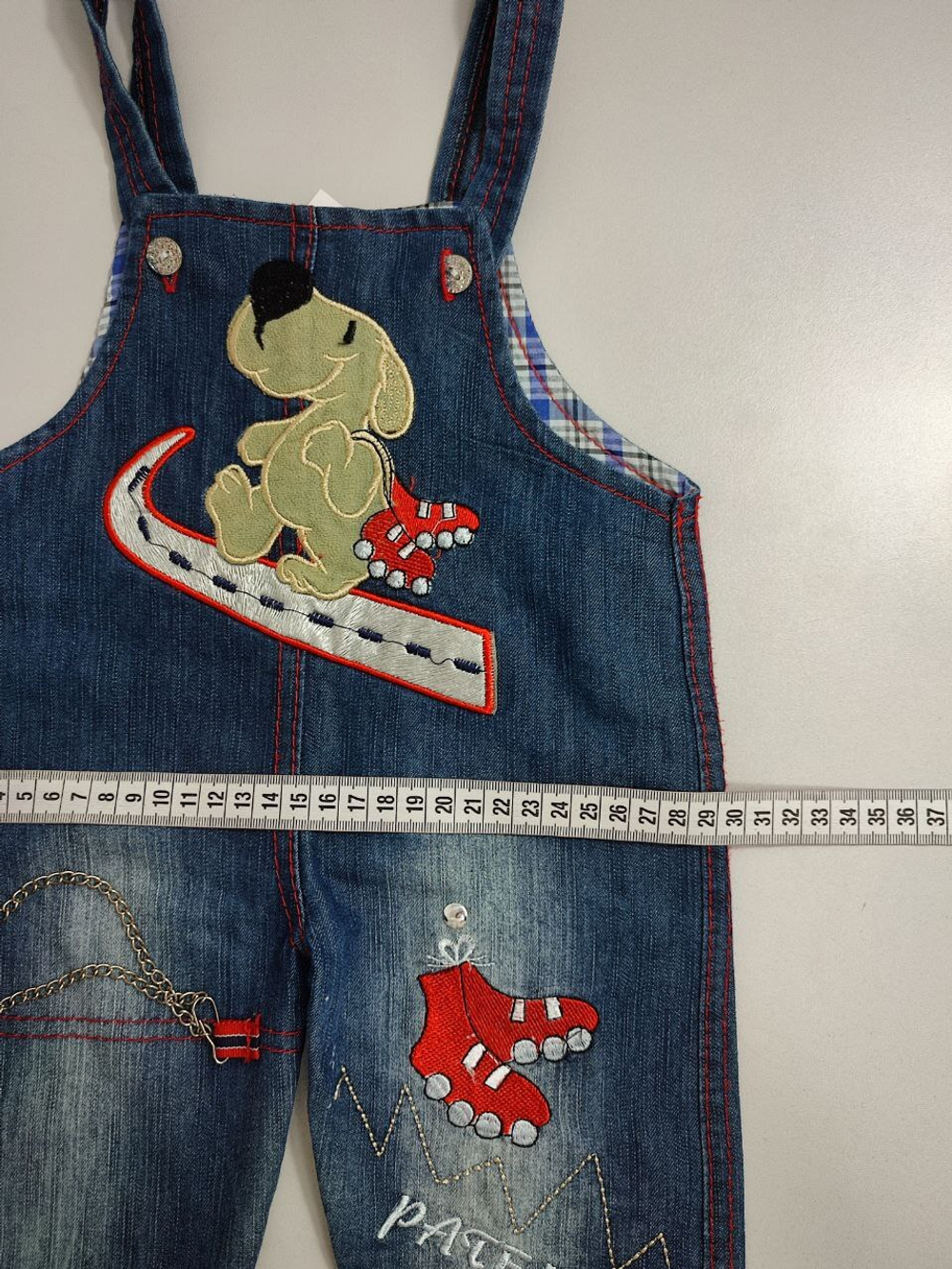 Комбинезон джинсовый на 9/12 месяцев