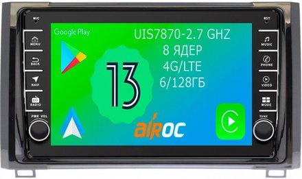 Магнитола для Toyota Tundra 2 2013-2022 - Airoc AB-1115 (кнопки и крутилки), Android 13, TS20, 6/128Гб, SIM-слот, CarPlay