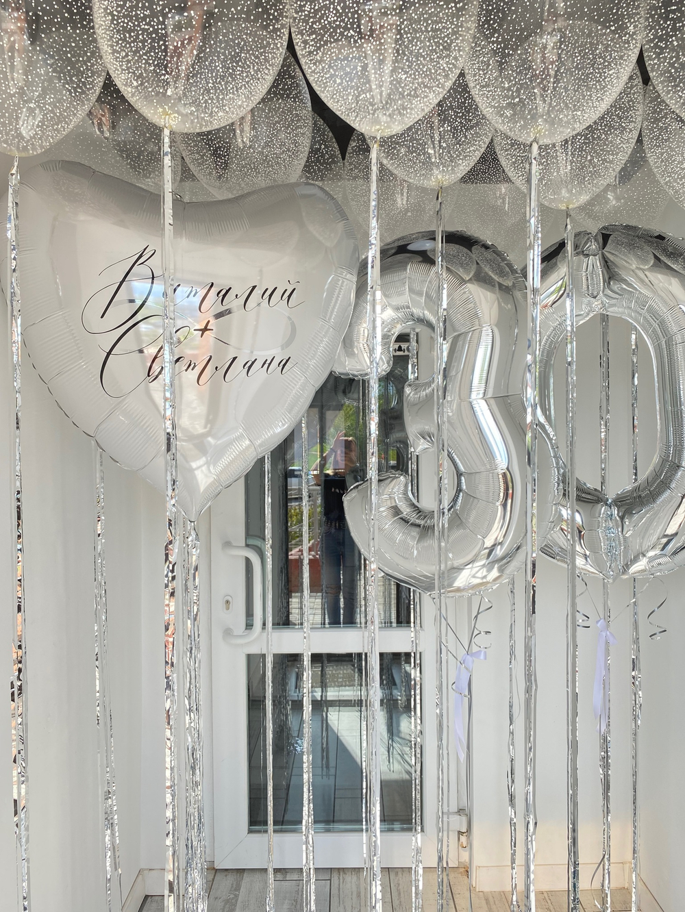 Воздушные шары на годовщину свадьбы №385