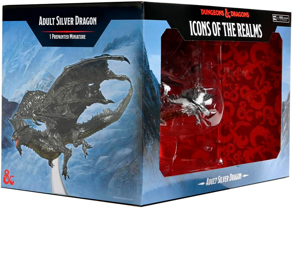 D&D Icons of the Realms: Adult Silver Dragon