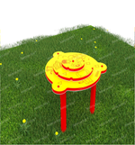 Уличный развивающий стол Собери зверушку