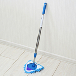 Стеклоочиститель телескопический, треугольная насадка из микрофибры, размер 57-93см