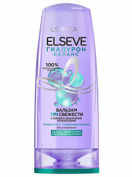 L'Oreal Paris Бальзам для волос Elseve Гиалурон Баланс, 200 мл