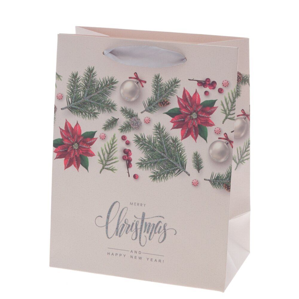 GAEM Пакет подарочный (бумага, плотность 210г/м2, блок микс 12шт), L18 W10 H23 см, 4в.