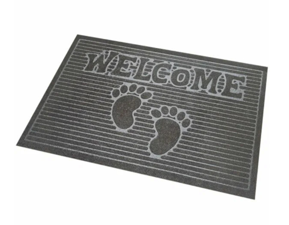 Коврик влаговпитывающий Велком серый (0,45*0,75м)