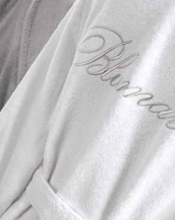 Элитный халат махровый Top Model белый от Blumarine логотип