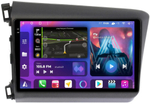 Магнитола для Honda Civic 9 седан 2012 левый руль - FarCar 132M монитор 9.5" 2K QLED на Android 13, TS10, CarPlay, 4G SIM-слот