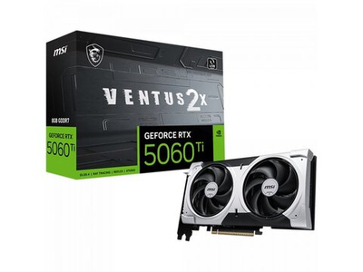 Видеокарта MSI Nvidia GeForce RTX 5060 Ti VENTUS 2X PLUS [RTX 5060 Ti 8G VENTUS 2X PLUS]