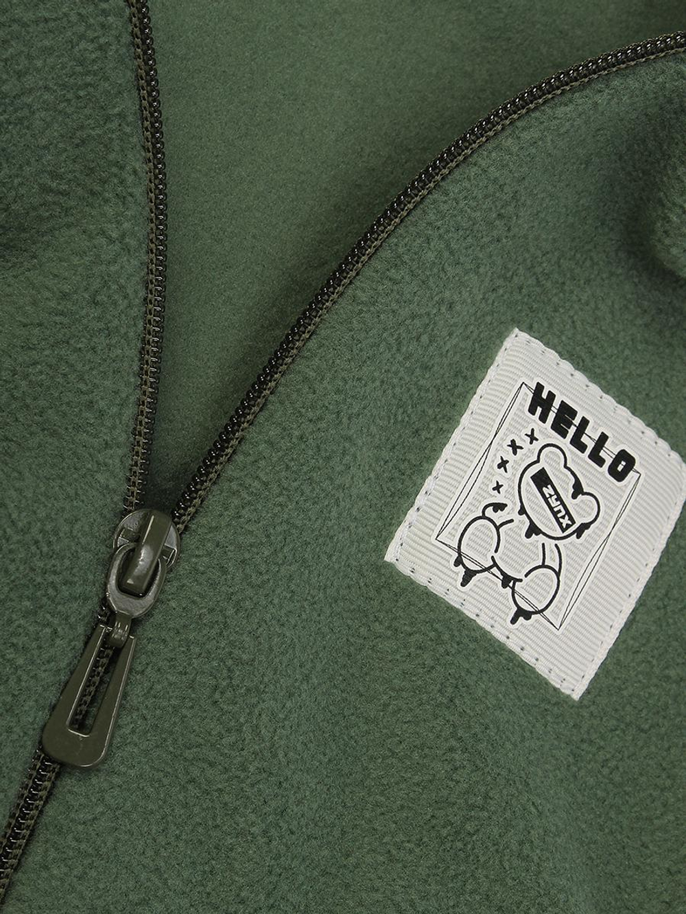 Комбинезон д/мальчика флис "Симба-2" К-98/2 р.98, Зелёный (Ивашка)