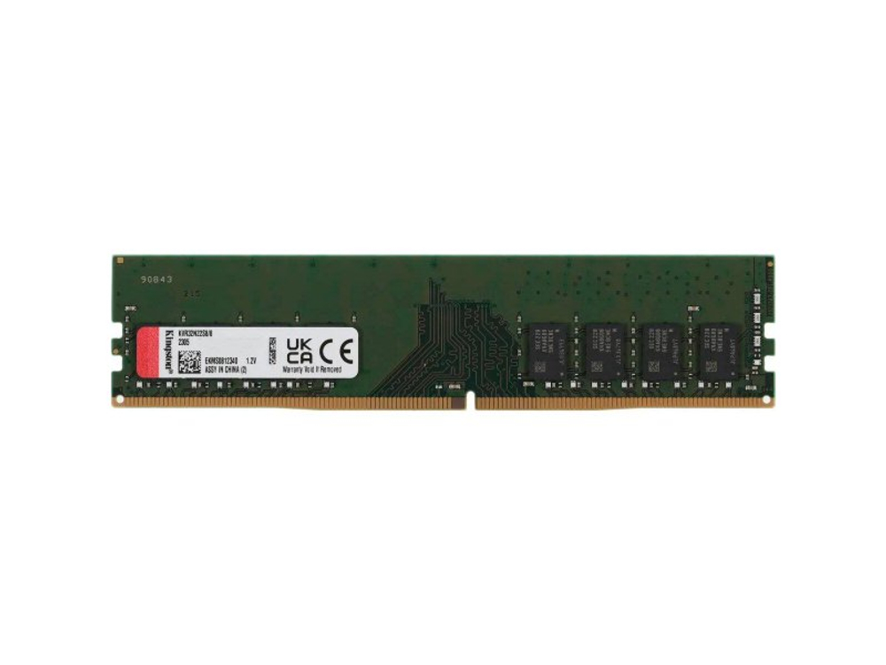Оперативная память Kingston KVR32N22S8/8, DDR4 1х 8ГБ 3200 МГц, DIMM, RTL
