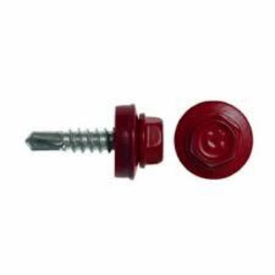 Саморез кровельные вишня 35ммх4,8 (50шт) RAL3005 КОРОБКА