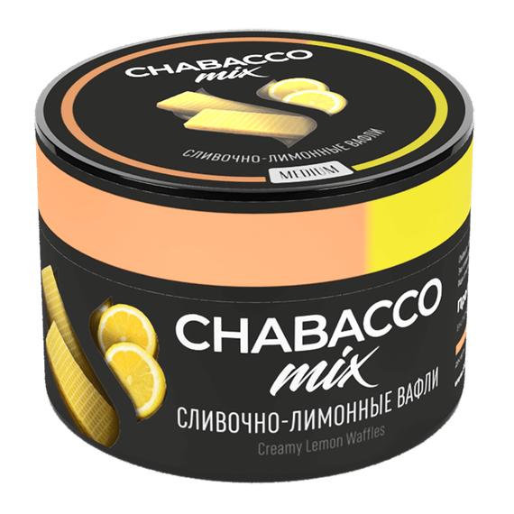 Chabacco Mix MEDIUM - Creamy Lemon Waffles (50г)