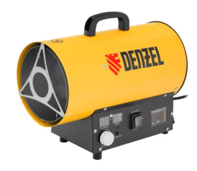 Газовая тепловая пушка GHG-15i, 15 кВт, цифровой термостат, пропан-бутан Denzel