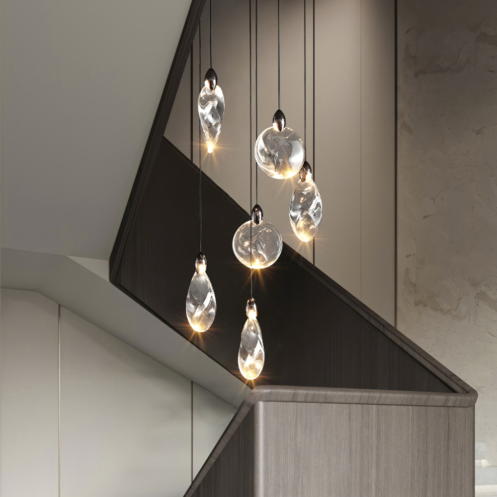 Подвесной светильник MT9176-6H pearl black