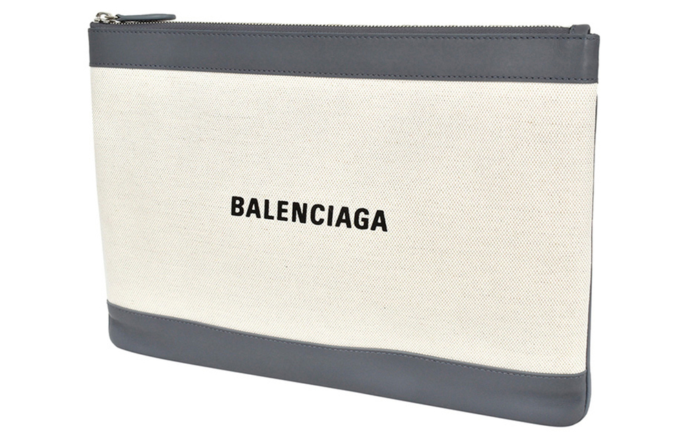 Balenciaga Canvas Clutch Women"s Ecru
