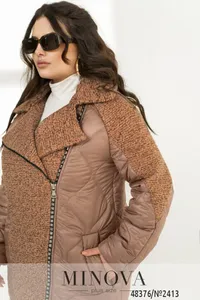 Куртка 2413-капучино-фреза Minova