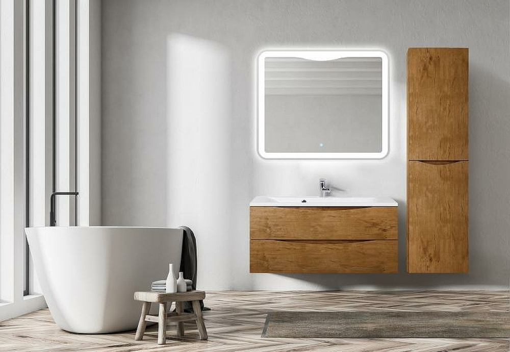 Тумба под раковину BelBagno Marino 60 MARINO-600-2C-SO-RN-P подвесная Rovere Nature