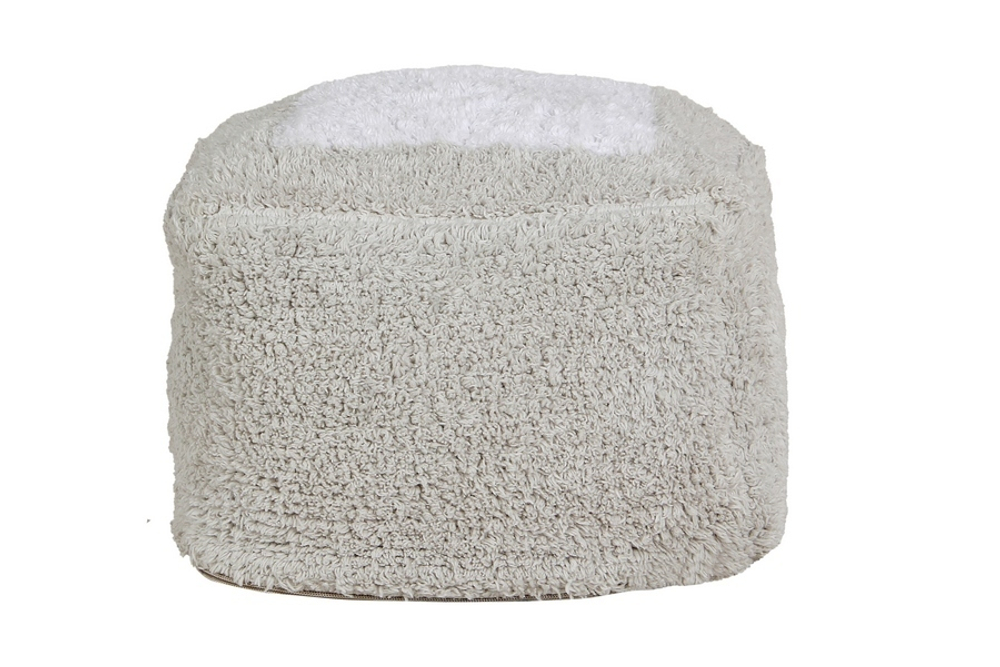 Пуф Lorena Canals Marshmallow Square Pearl Grey (18 x 30 x 39 см)