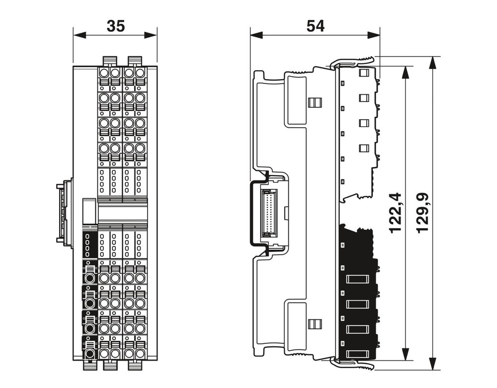 1027843 - AXL F IOL8 2H - Коммуникационный модуль